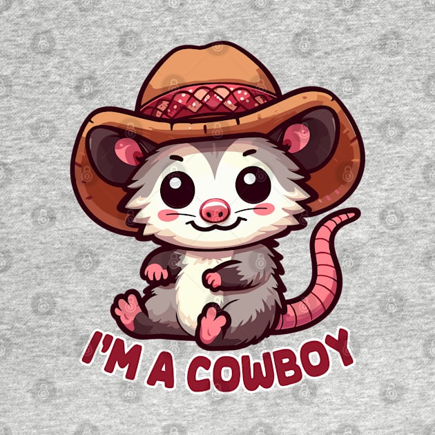 Cute Hat Opossum by MoDesigns22 